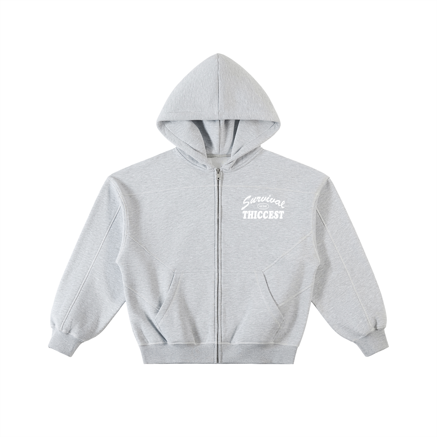 Boxy Zip Hoodie